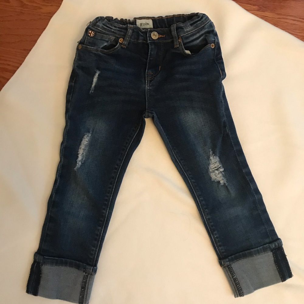 - Hudson Jeans girls distressed jeans